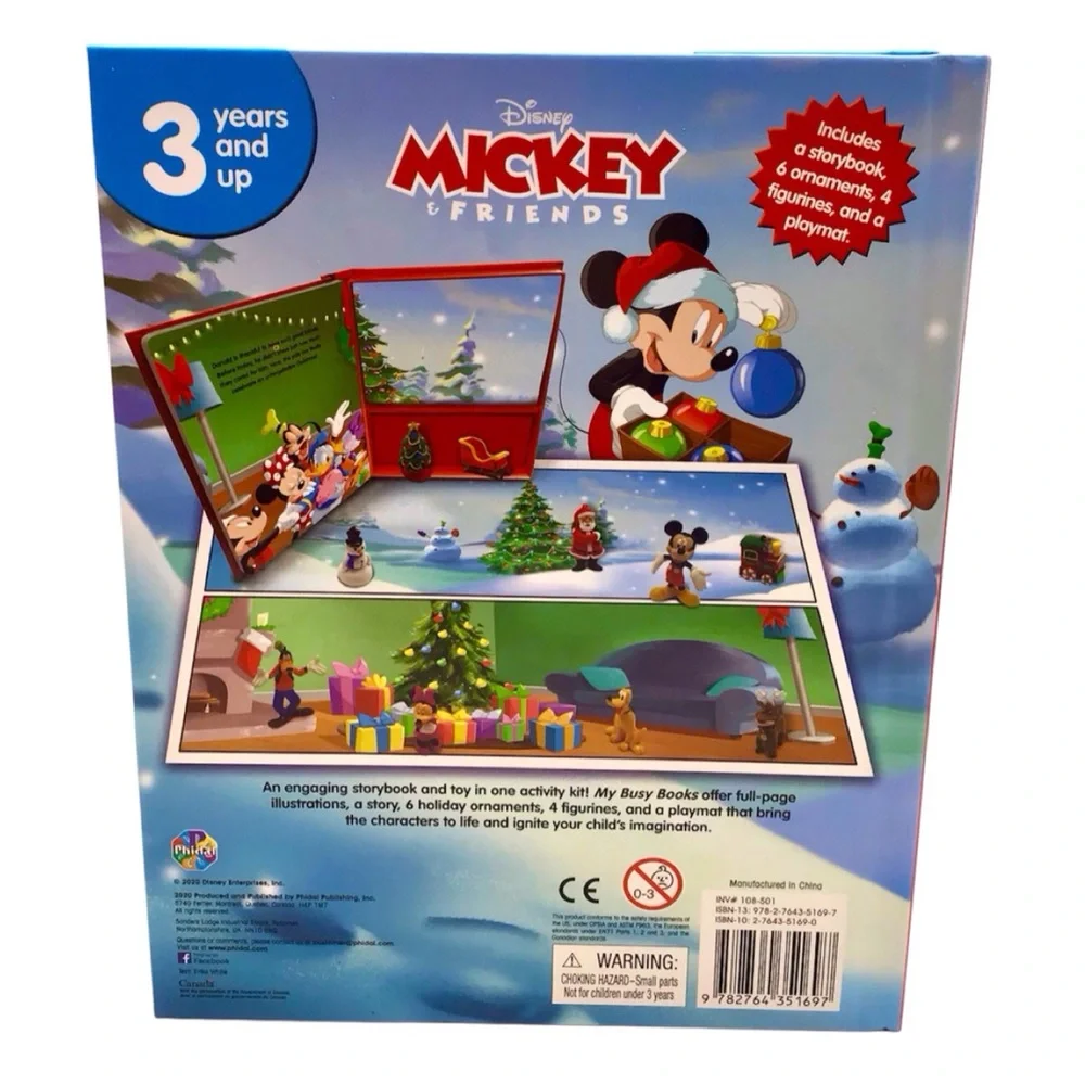 Disney’s “Mickey Friends” My Busy Book Set (NWT)